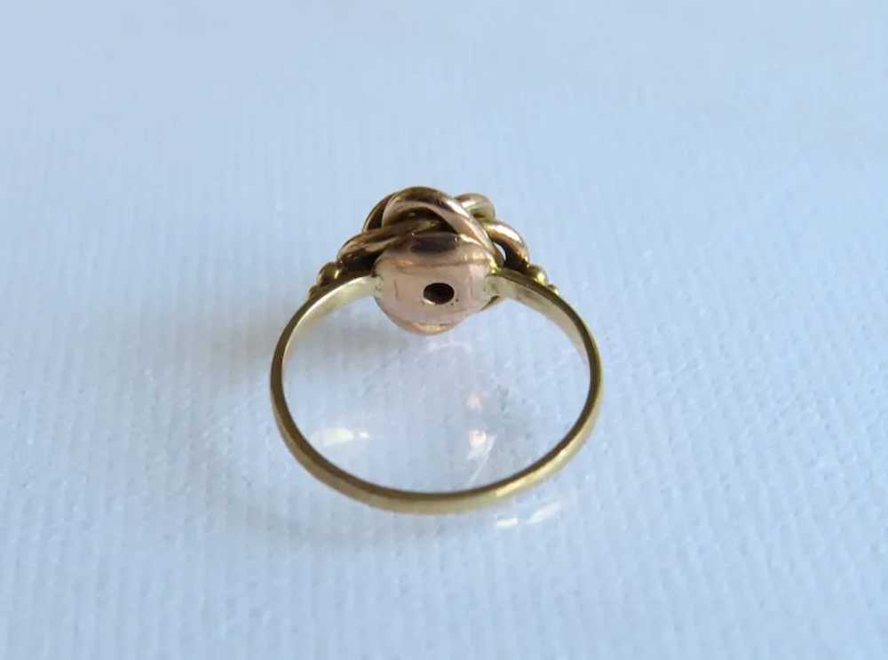 Antique Lover´s Knot Diamond ring, 19th century - image 7