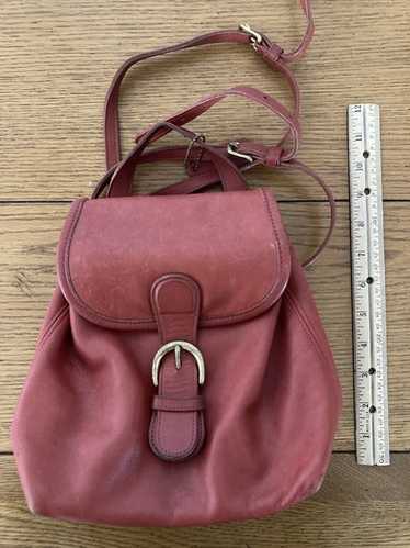 Vintage Coach Red Mini Daypack Backpack - Gem
