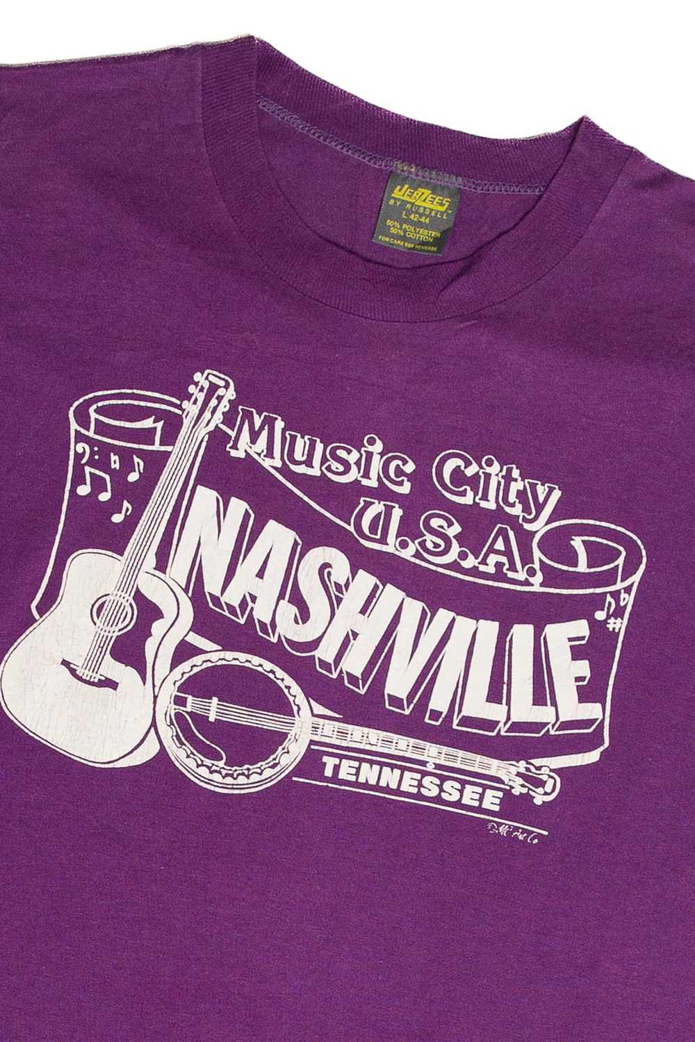 Vintage Nashville Music City T-Shirt - image 2