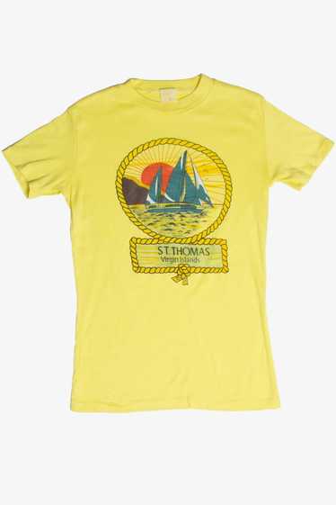 Vintage St. Thomas Virgin Islands Yellow T-Shirt - image 1