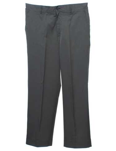 Izod Pinstriped Black Suit Trousers - W34 L30 - image 1
