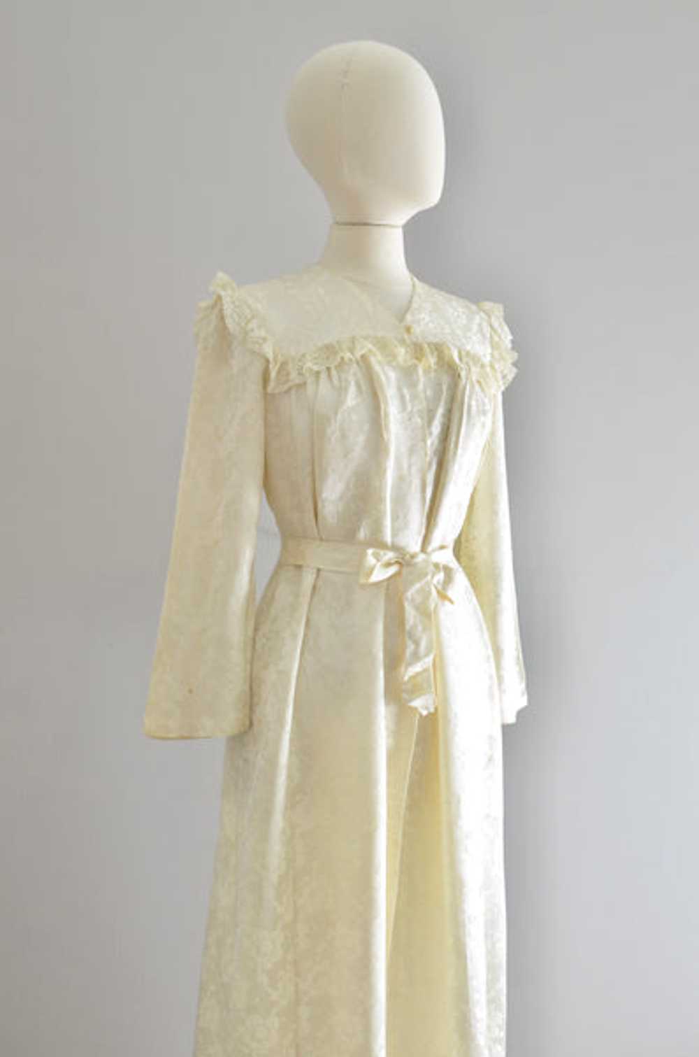 Vintage 1950s Dressing Gown Duster - image 2