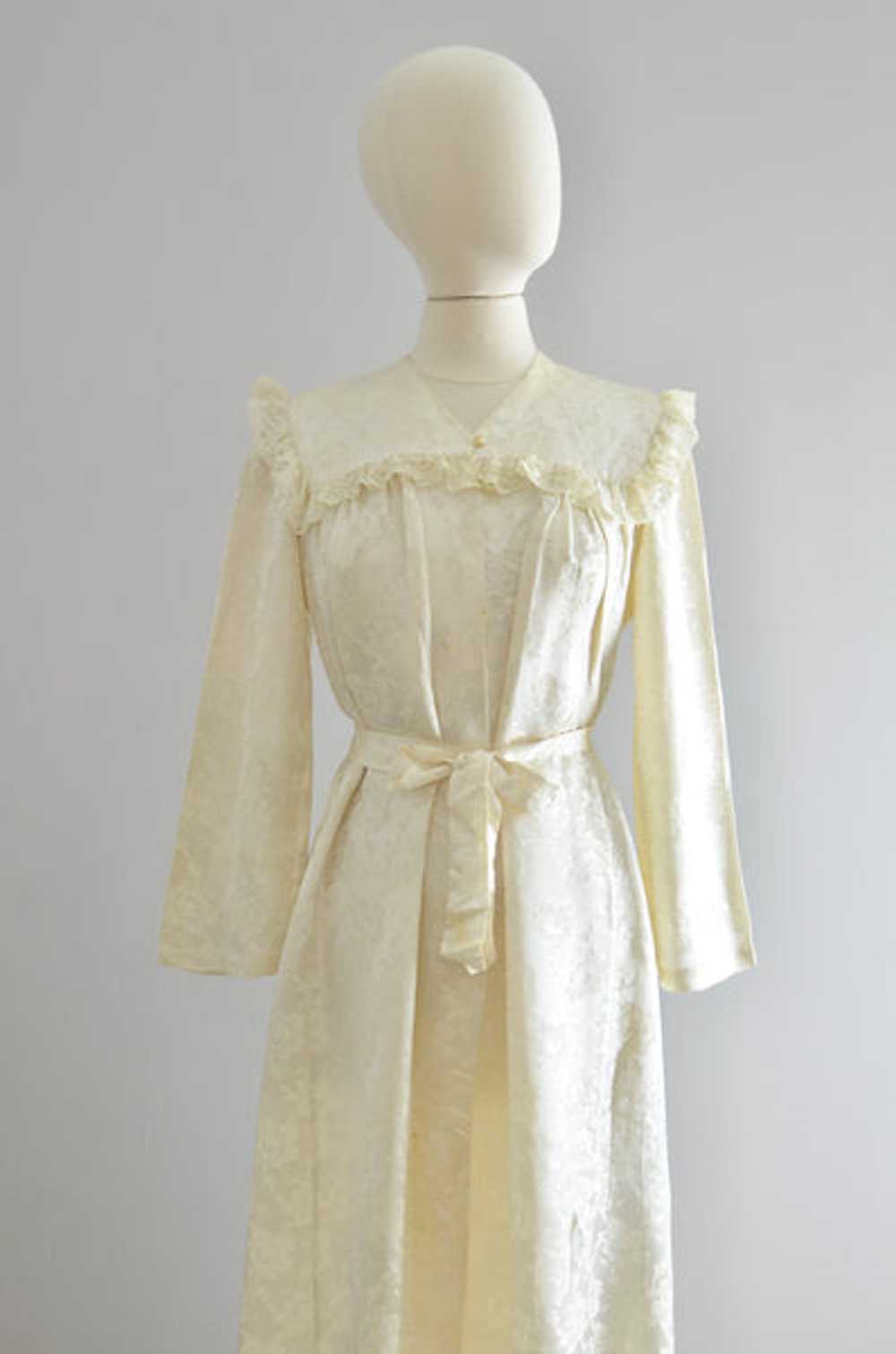Vintage 1950s Dressing Gown Duster - image 6