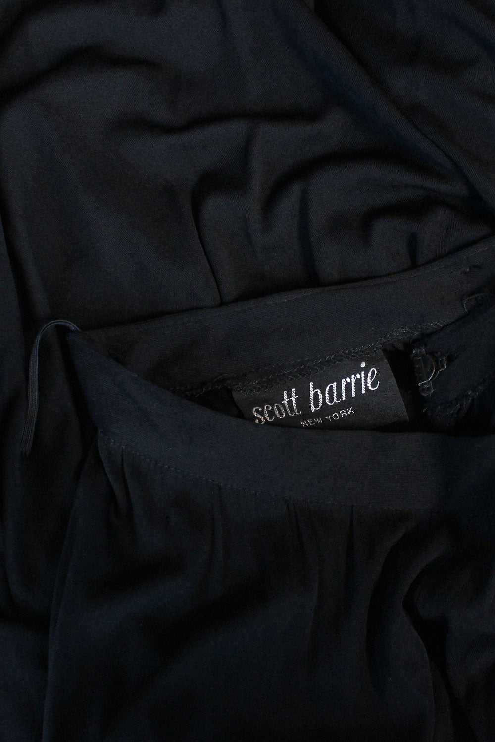 Scott Barrie Jersey Drape Skirt XS - image 6