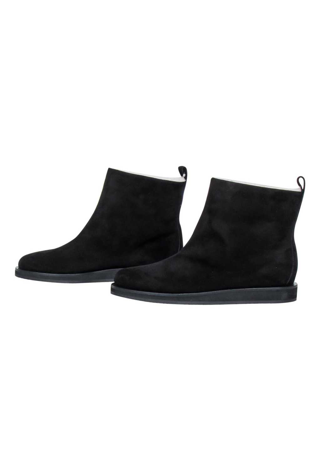 Tamara Mellon - Black Suede & Shearling "Inside E… - image 3