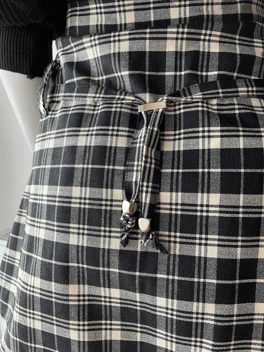 Checked mini skirt - image 4