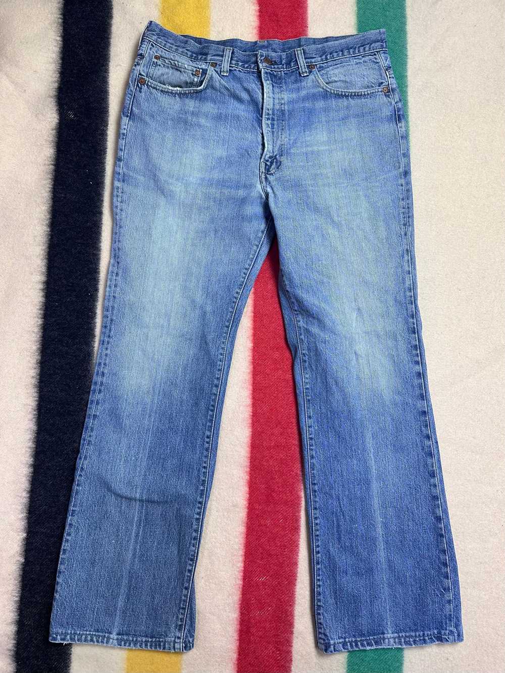 1970s Levi’s Jeans, 36"x32", Red Tab, Boot Cut - image 2