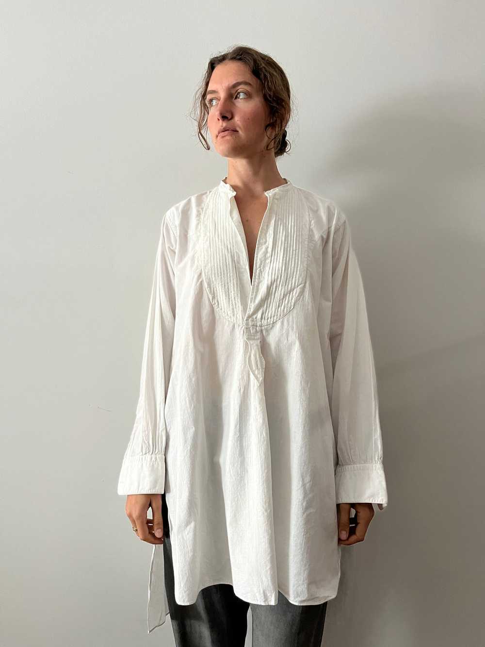 20s/30s French White Dress Shirt - image 2