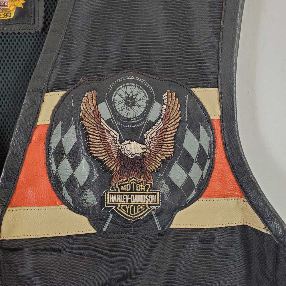 Harley-Davidson Harley Davidson Men's Black Leath… - image 3
