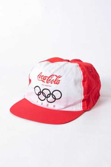 1988 Seoul Olympics Coca Cola Hat - image 1