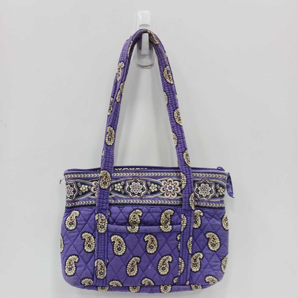 Pair Of Black And Purple Vera Bradley Bags - image 5