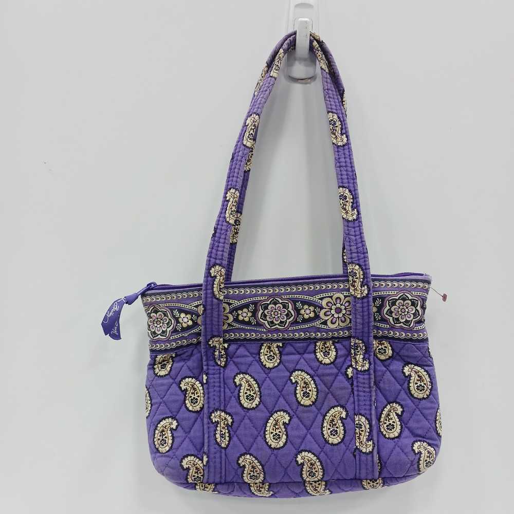 Pair Of Black And Purple Vera Bradley Bags - image 6