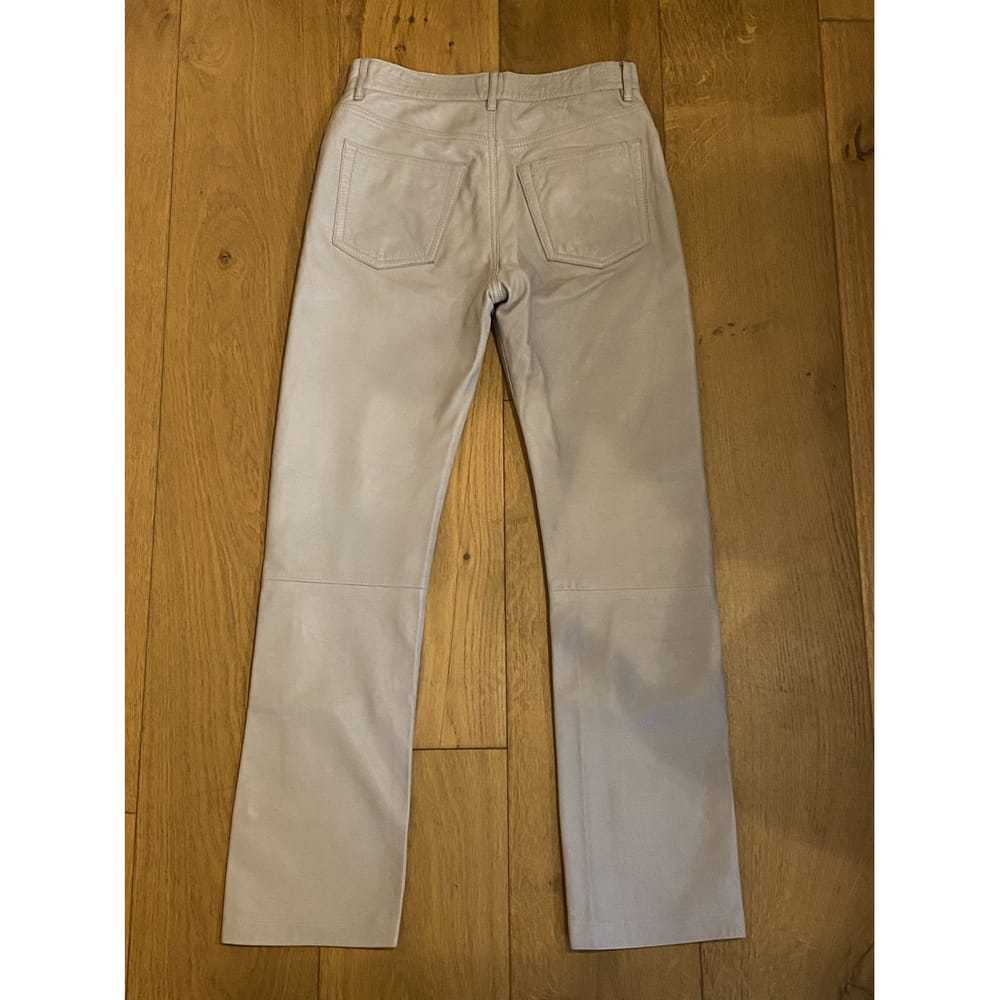 Helmut Lang Leather straight pants - image 7