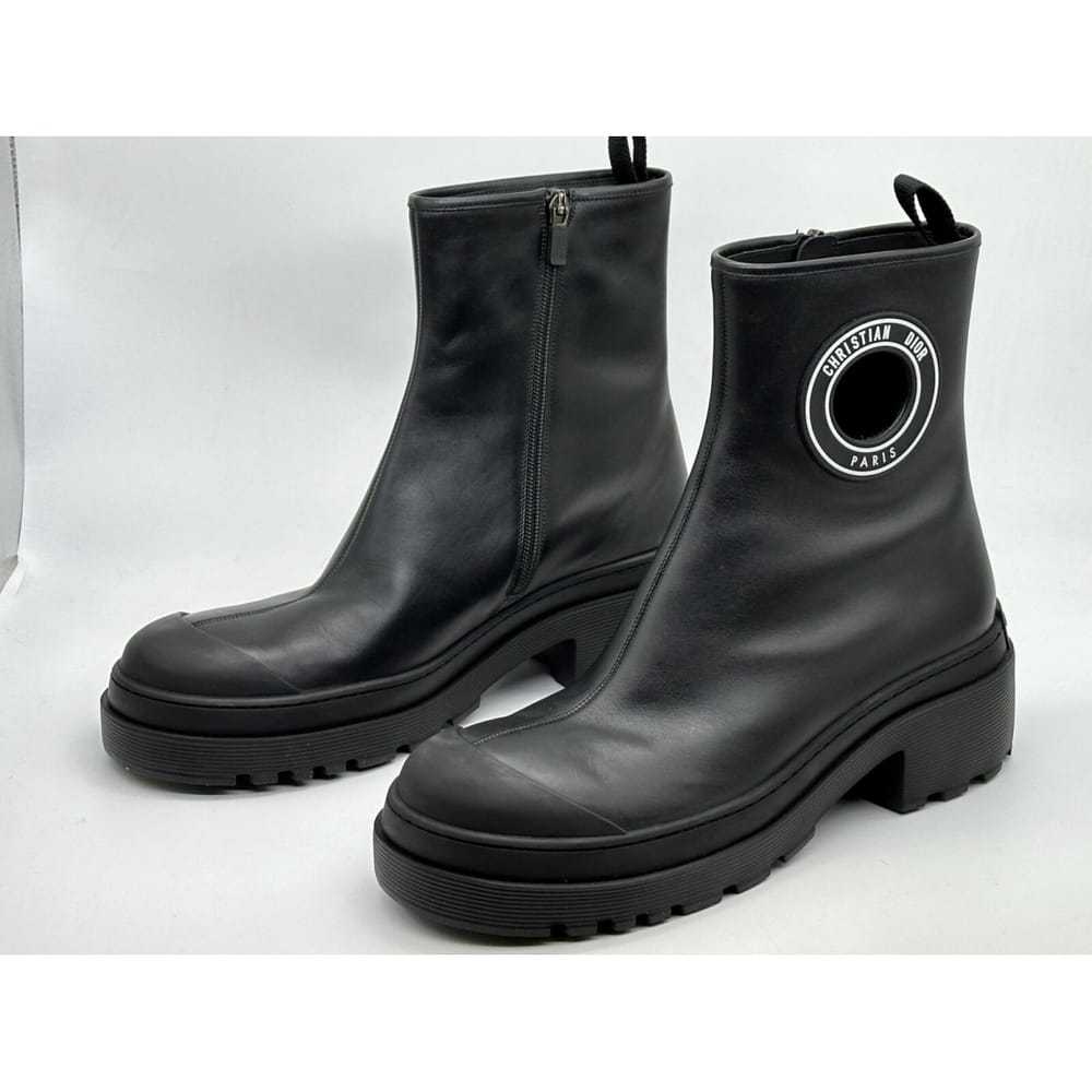 Dior Dior Symbol leather biker boots - image 10