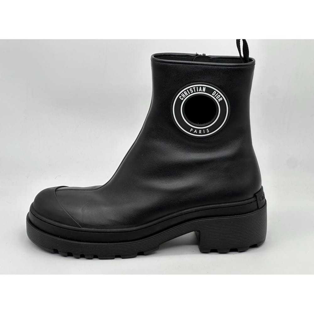 Dior Dior Symbol leather biker boots - image 2