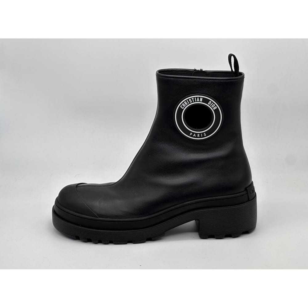 Dior Dior Symbol leather biker boots - image 3