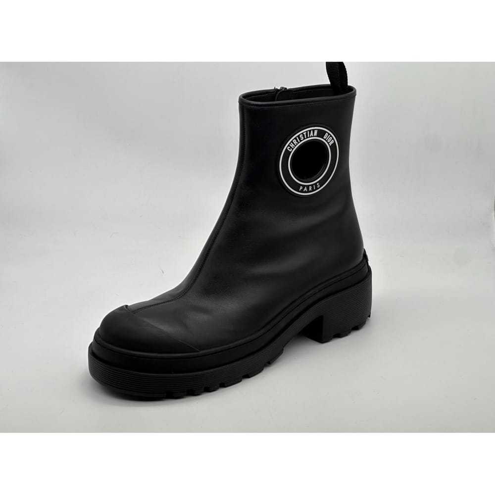 Dior Dior Symbol leather biker boots - image 4