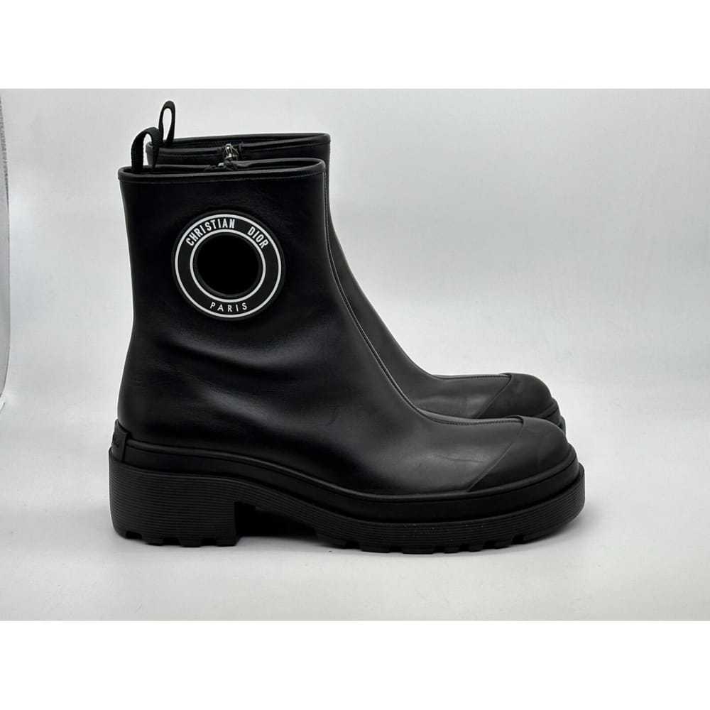 Dior Dior Symbol leather biker boots - image 6