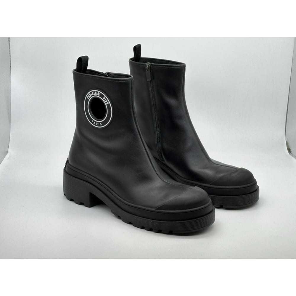 Dior Dior Symbol leather biker boots - image 7