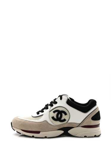 CHANEL Pre-Owned CC suede panelled sneakers - Neu… - image 1
