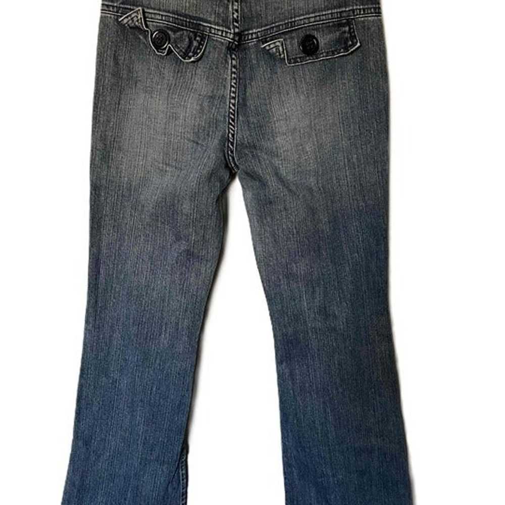 Goldsign Sz 27 Blue Flared Jeans Hippie Wide Stra… - image 2