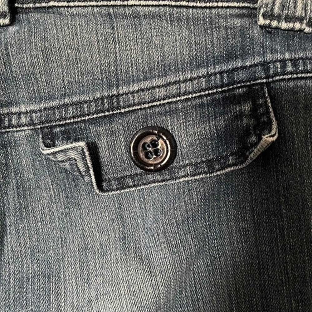 Goldsign Sz 27 Blue Flared Jeans Hippie Wide Stra… - image 8