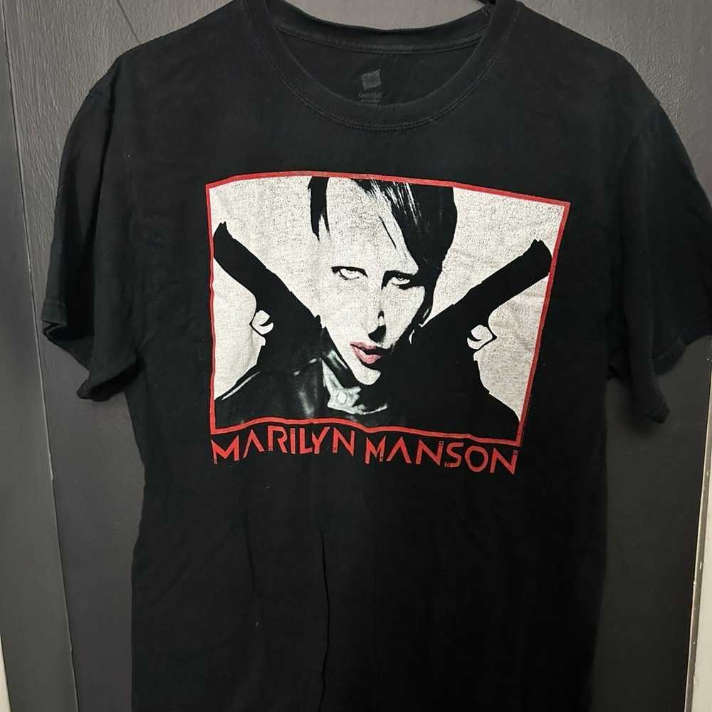 Marilyn Manson Pistol Whipped shirt, Size M. - image 1