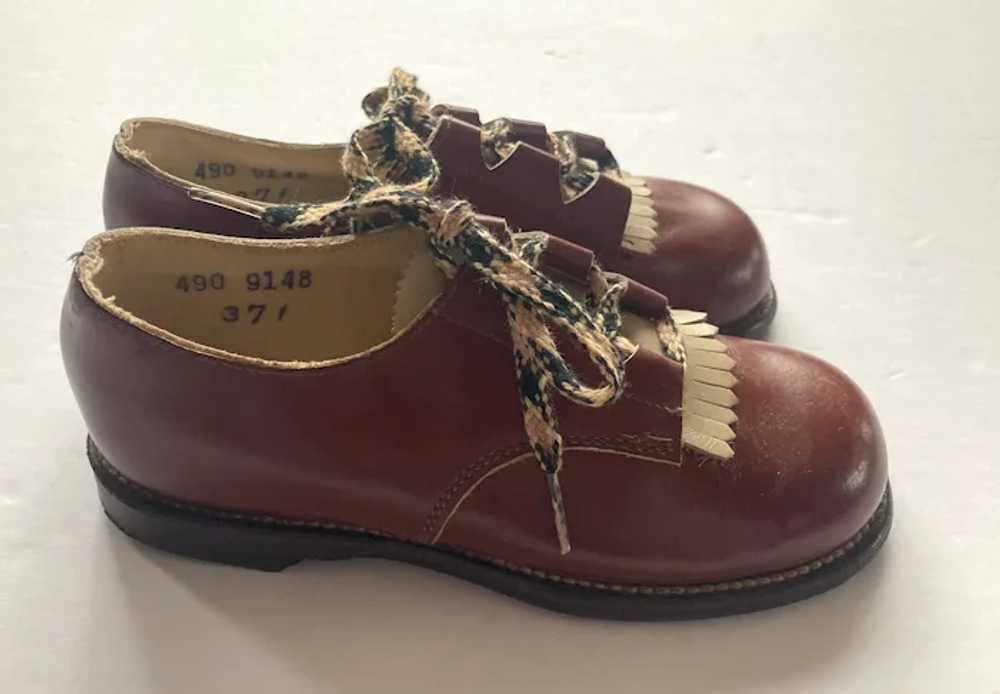 Vintage Boys' Oxford Shoes Never Worn In Box - image 2