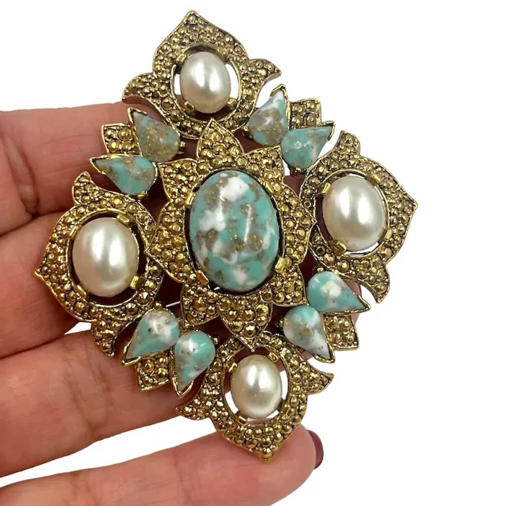 Vintage Sarah Coventry Remembrance Brooch Pin 196… - image 2