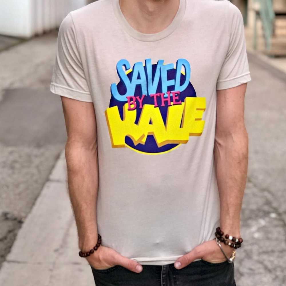 Vegan Unisex T-Shirt “Saved by the Kale” Size XL - image 1