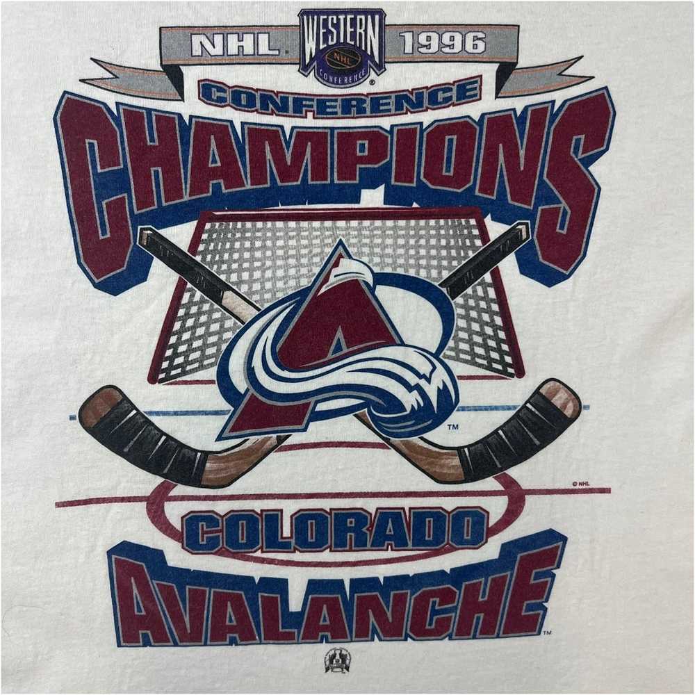 Vintage 1996 Starter Colorado Avalanche Champions… - image 2