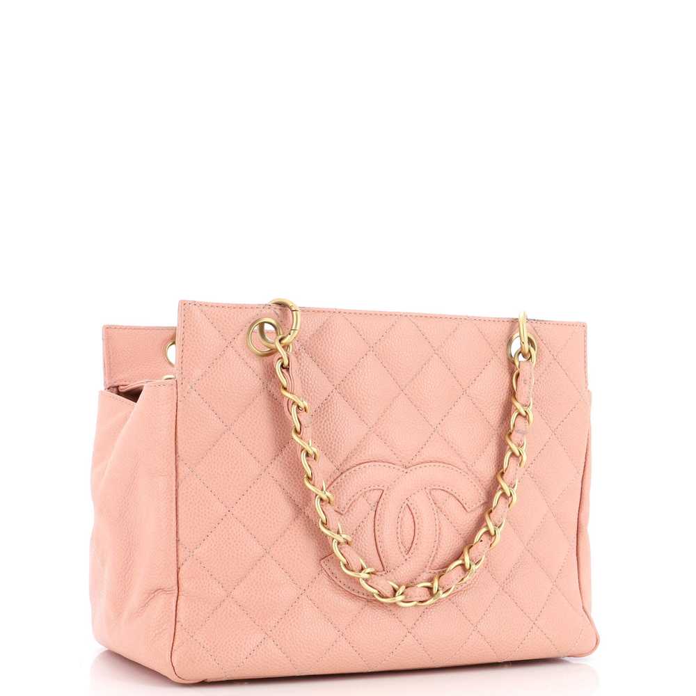 CHANEL Petite Timeless Tote Quilted Caviar - image 2