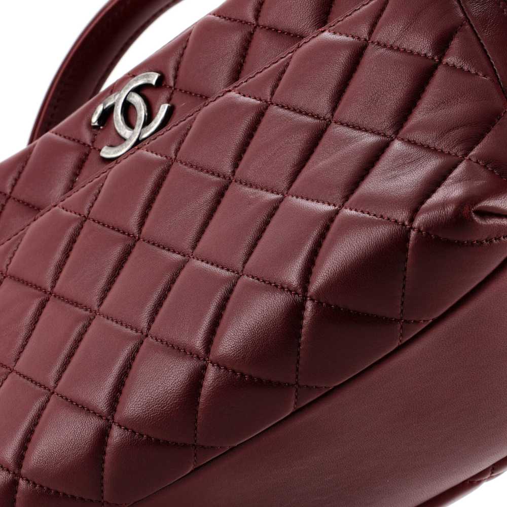 CHANEL Trendy CC Bowling Bag Quilted Lambskin Med… - image 7
