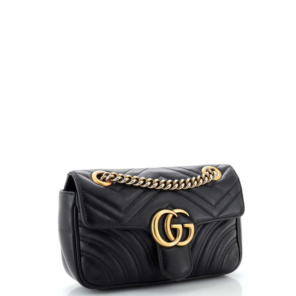 GUCCI GG Marmont Flap Bag Matelasse Leather Mini - image 2