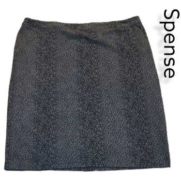 Other Spense Animal Print XL Gray Pencil Skirt
