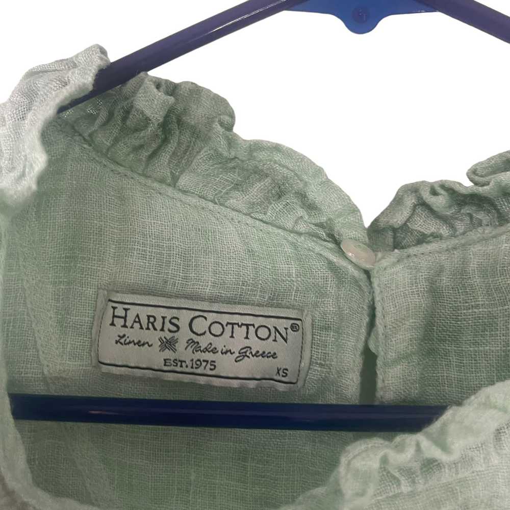 Other Haris Cotton Women XS Linen Green Cottage B… - image 4