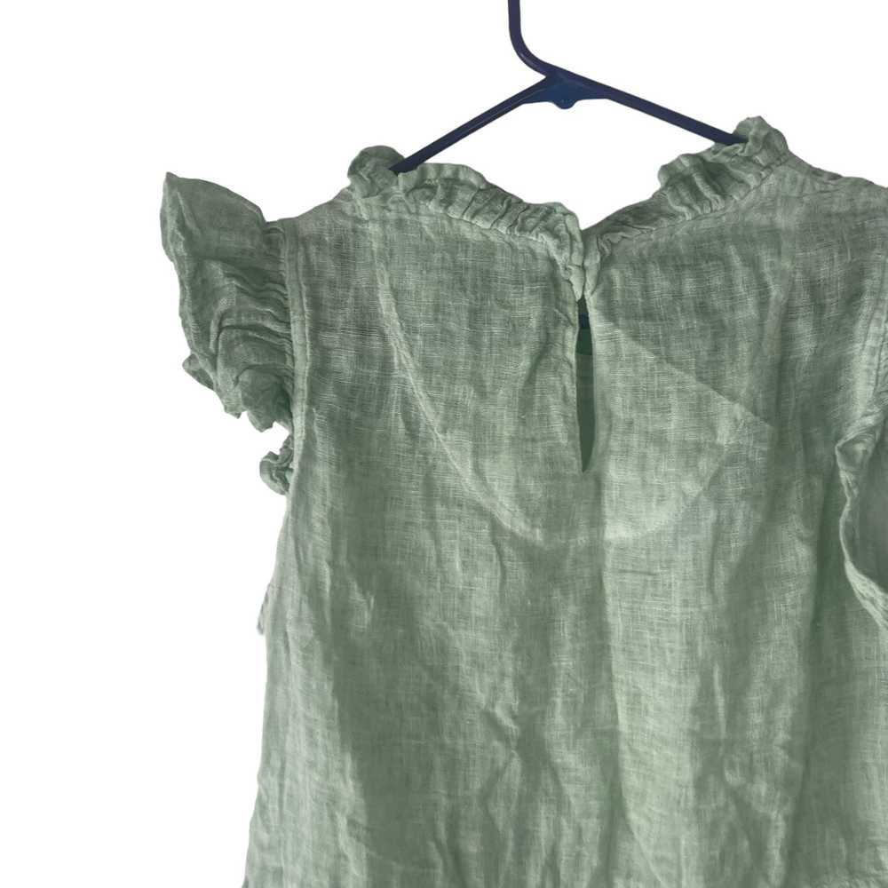 Other Haris Cotton Women XS Linen Green Cottage B… - image 7