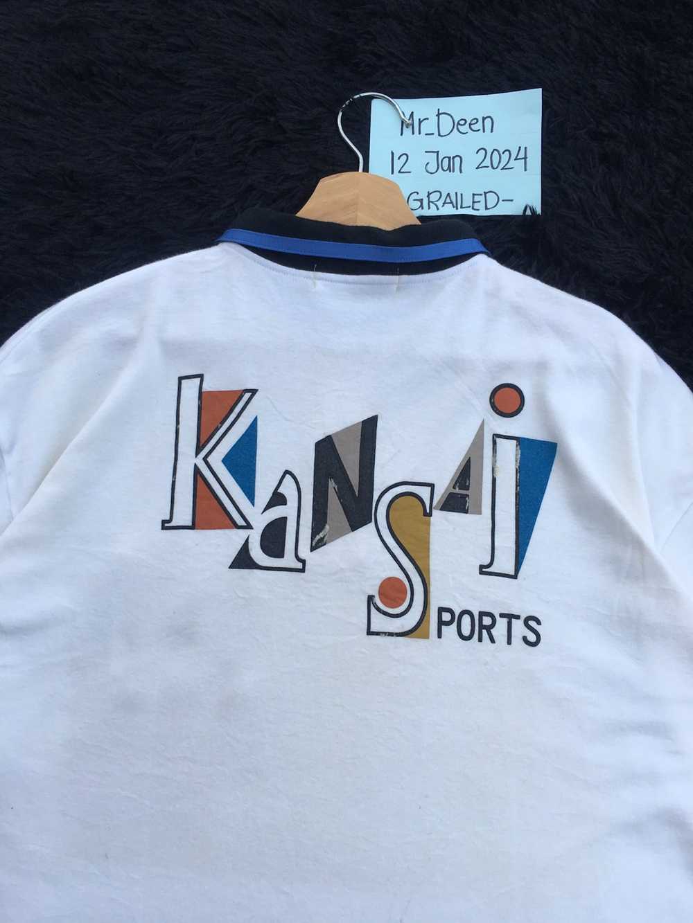 Kansai Yamamoto Rare Vintage KANSAI Sports Collar… - image 1