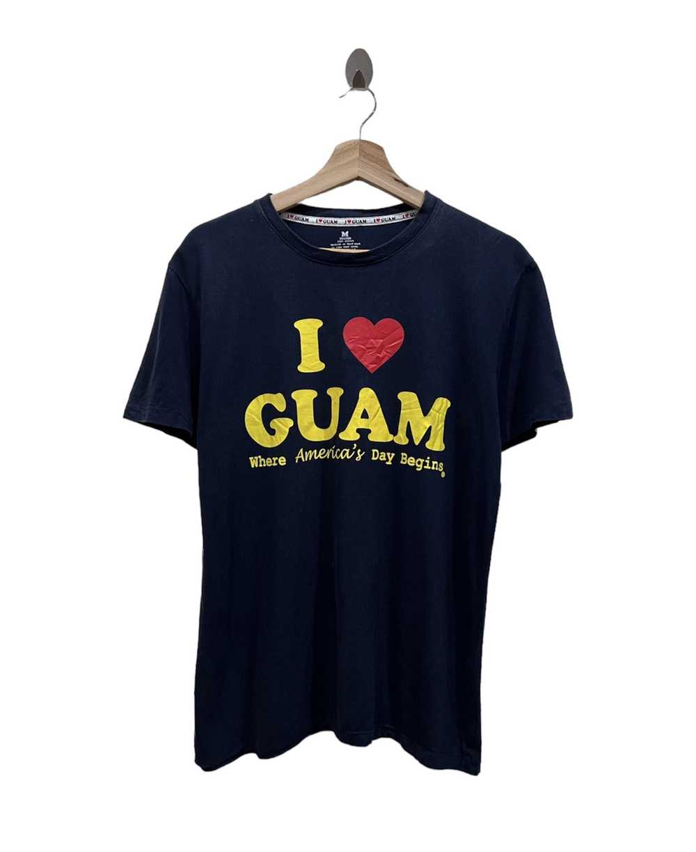 Hawaiian Shirt × Streetwear I Love Guam Shirt - image 1