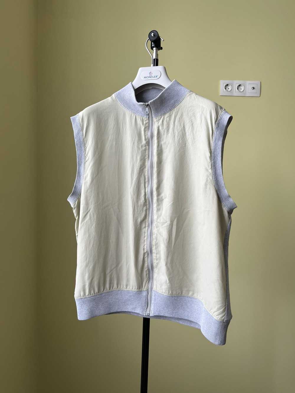 Prada × Vintage Vintage Prada silk and cotton vest - image 1