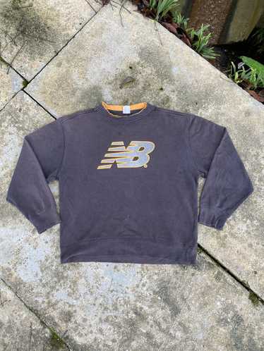 Rare!! Vintage New Balance Hanes Sweatshirts Big logo… - Gem