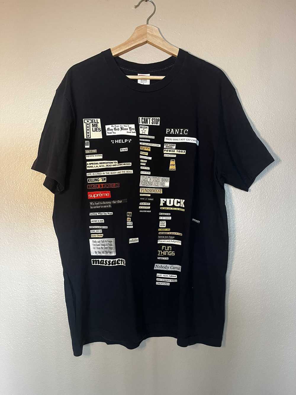 Supreme Supreme Cut Out tee - image 1