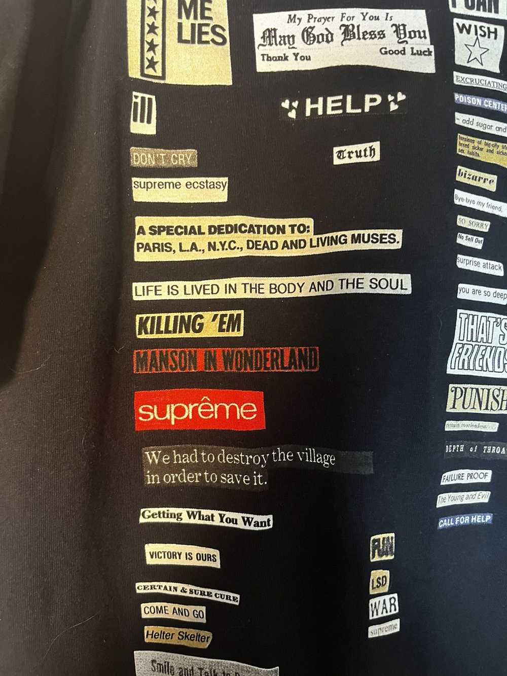 Supreme Supreme Cut Out tee - image 2