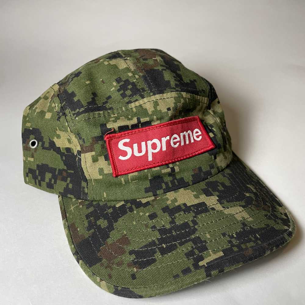 Supreme × Vintage vintage supreme 2001 green digi… - image 1