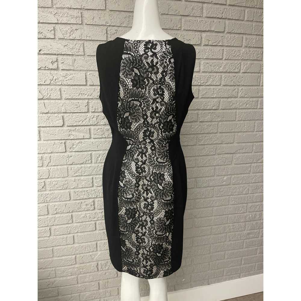 Other Enfocus Studio Sleeveless Black Lace Sheath… - image 5