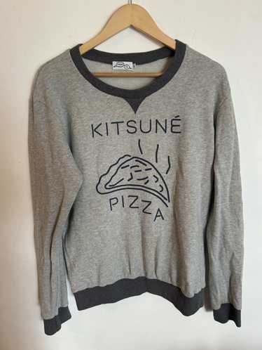 Maison Kitsune Kitsune Tee Pizza lightweight sweat