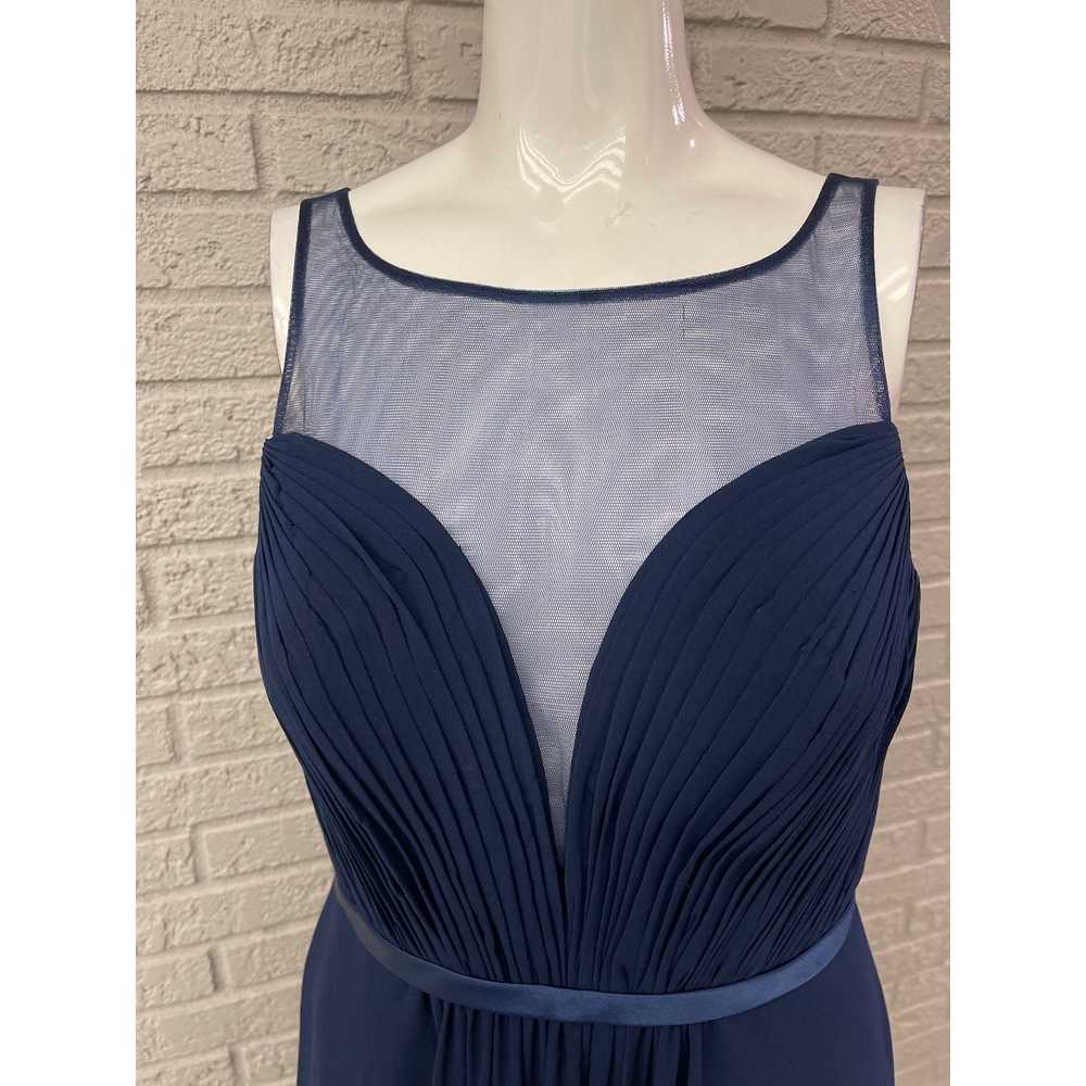 Other FORYOUDRESS Navy Blue Sleeveless Pleated Me… - image 2