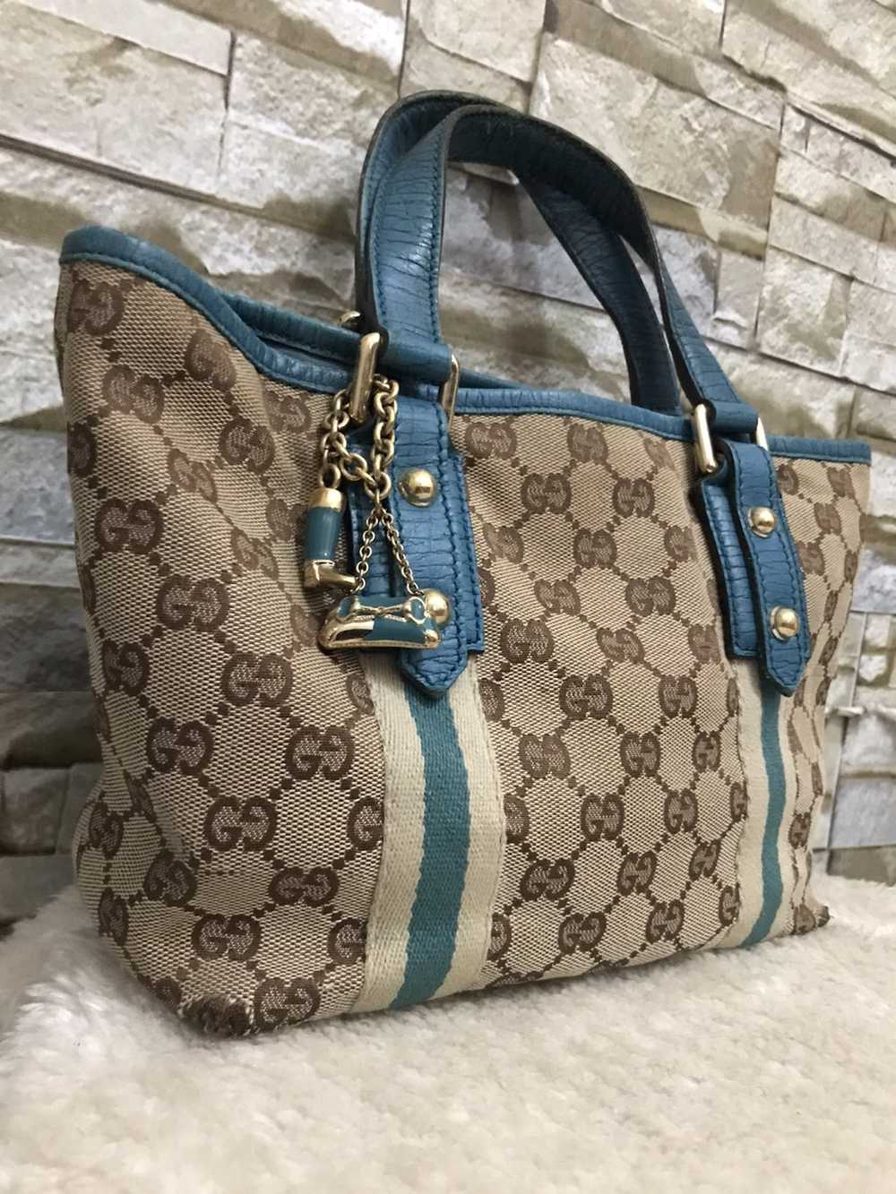 Gucci Gucci GG Pattern Mini tote hand Bag - image 2