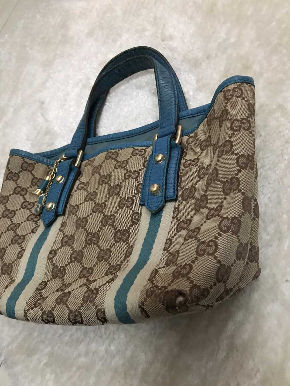 Gucci Gucci GG Pattern Mini tote hand Bag - image 9