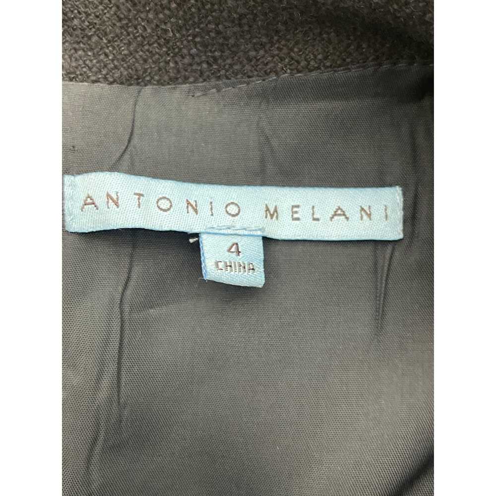 Other Antonio Melani Navy Zip Up Tweed Cowl Neck … - image 9
